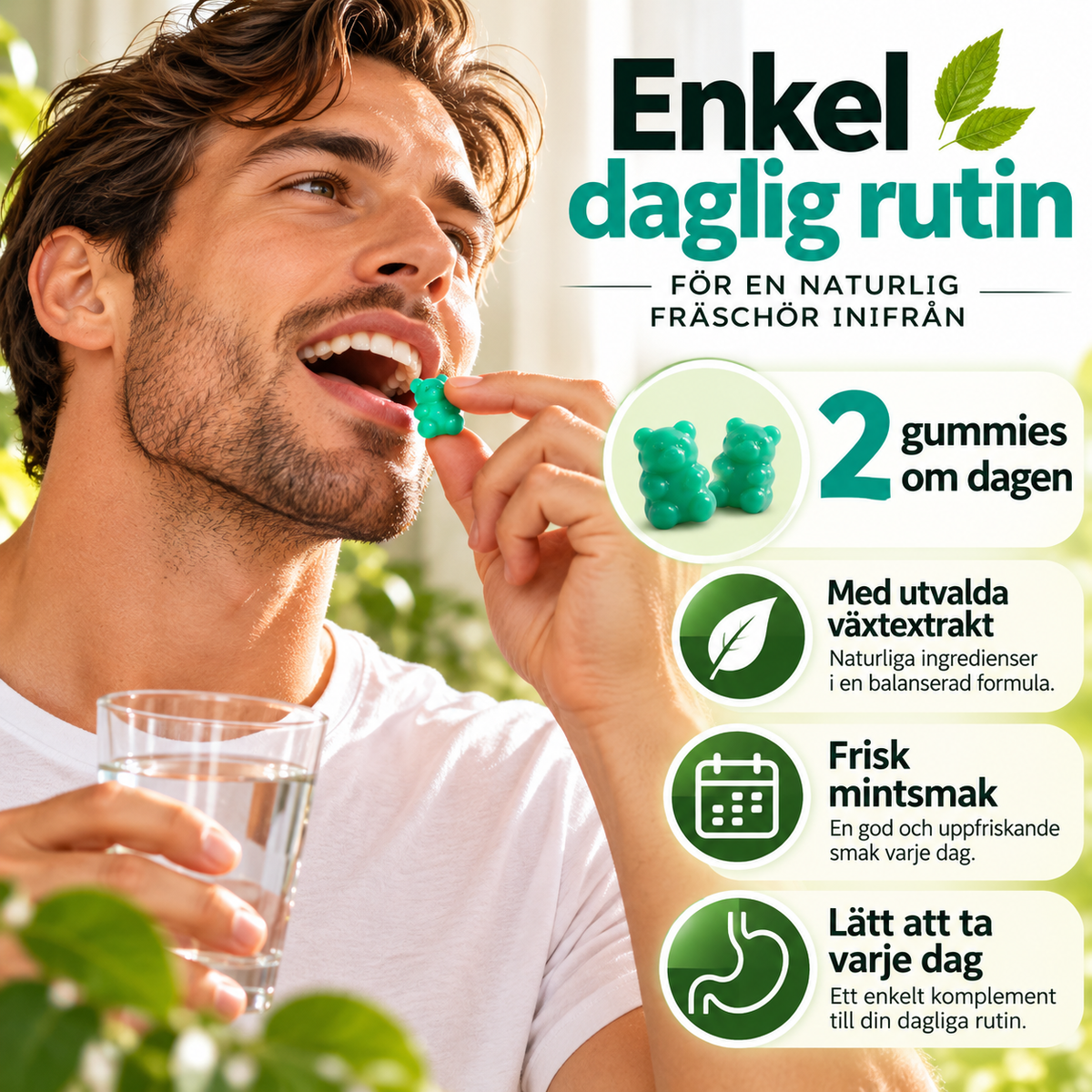 Kosttillskott för Kroppsfräschör och Andedräkt – 60 st