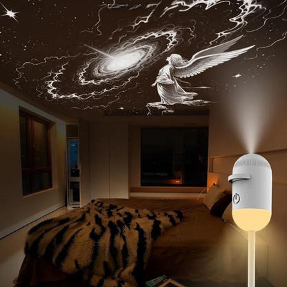 Rymdprojektor med 24 motiv – USB Galaxylampa