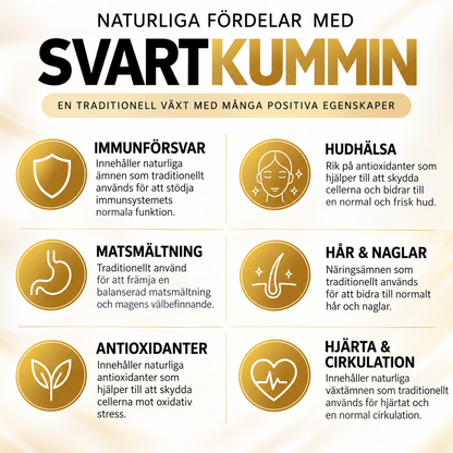 Black Seed Oil Gummies 1050 mg – Svartkumminolja, 90 st