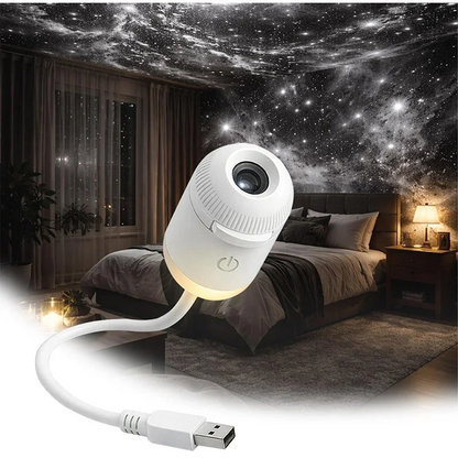 Rymdprojektor med 24 motiv – USB Galaxylampa