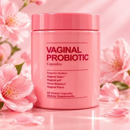 Vaginal Probiotic för Kvinnor – Lactobacillus & Prebiotika – 60 Kapslar