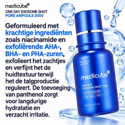 Medicube One Day Exosome Shot 2000 – Serum för Porer & Hudstruktur 30 ml