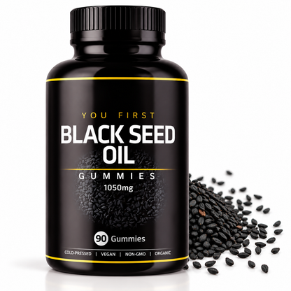 Black Seed Oil Gummies 1050 mg – Svartkumminolja, 90 st