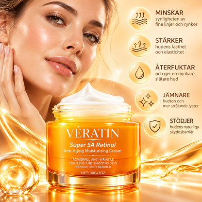 Retinol Ansiktskräm Anti-Age – Återfuktande Kräm mot Fina Linjer och Rynkor – 30 g