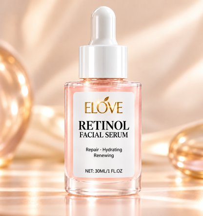 Retinol Ansiktsserum – Mot Fina Linjer & Ojämn Hudton – 30 ml