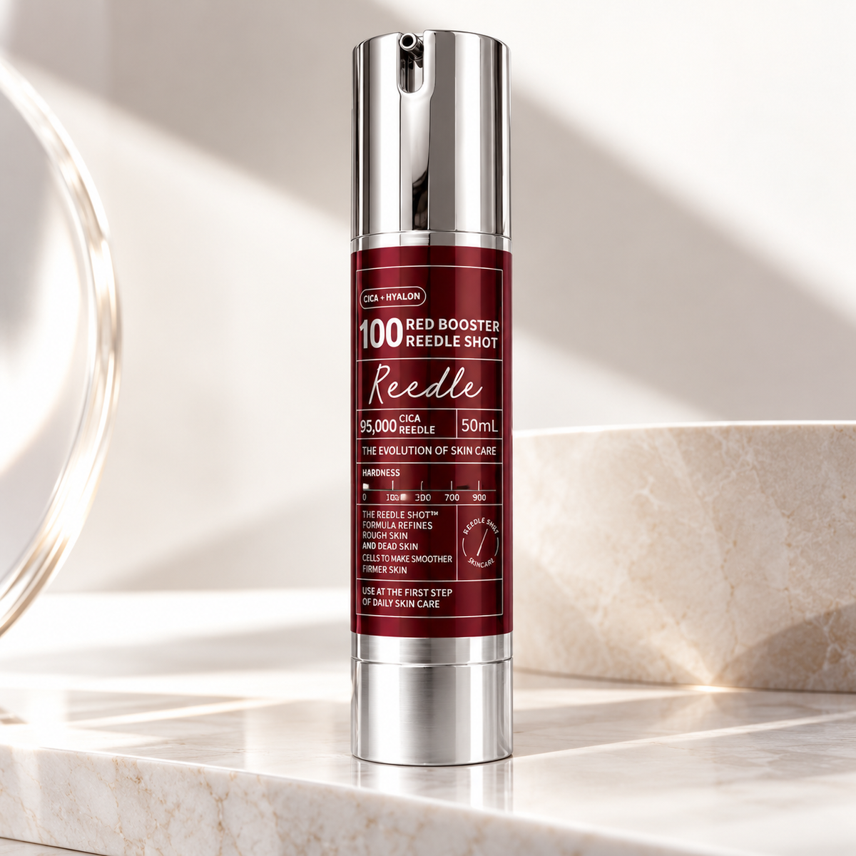 Red Booster Reedle Shot 100 – Ansiktsserum med Cica & Hyaluronsyra – 50 ml