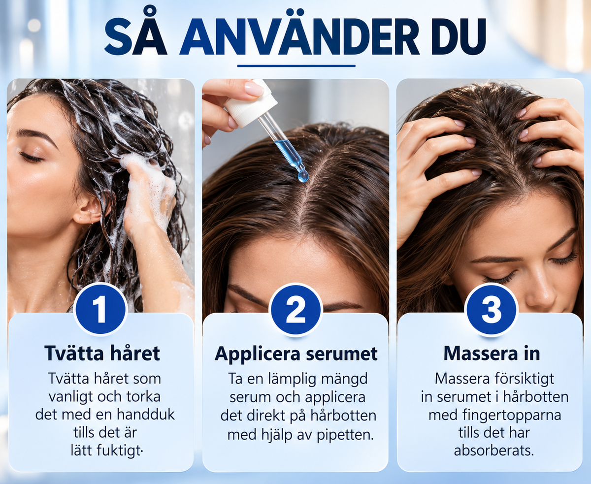 Copper Peptide Hair Serum – För Fylligare & Starkare Hår – 30 ml