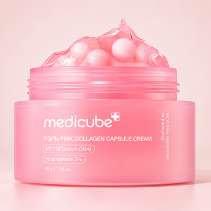 Medicube PDRN Pink Collagen Ansiktskräm med Niacinamid & Hyaluronsyra – 55 g
