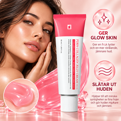 PDRN Kollagen Jelly Cream – Återfuktande Ansiktskräm med 7 Typer av Kollagen – 50 ml