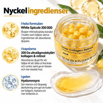 Deep Collagen Retinol Capsule Cream – Kollagen, Retinol & Hyaluronsyra – 50 ml