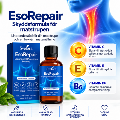 EsoRepair – Flytande Kosttillskott med Vitamin C, E & B6 – 60 ml