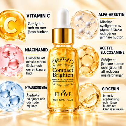 Brightening Face Serum – Niacinamide, Vitamin C & Hyaluronic Acid – 30 ml