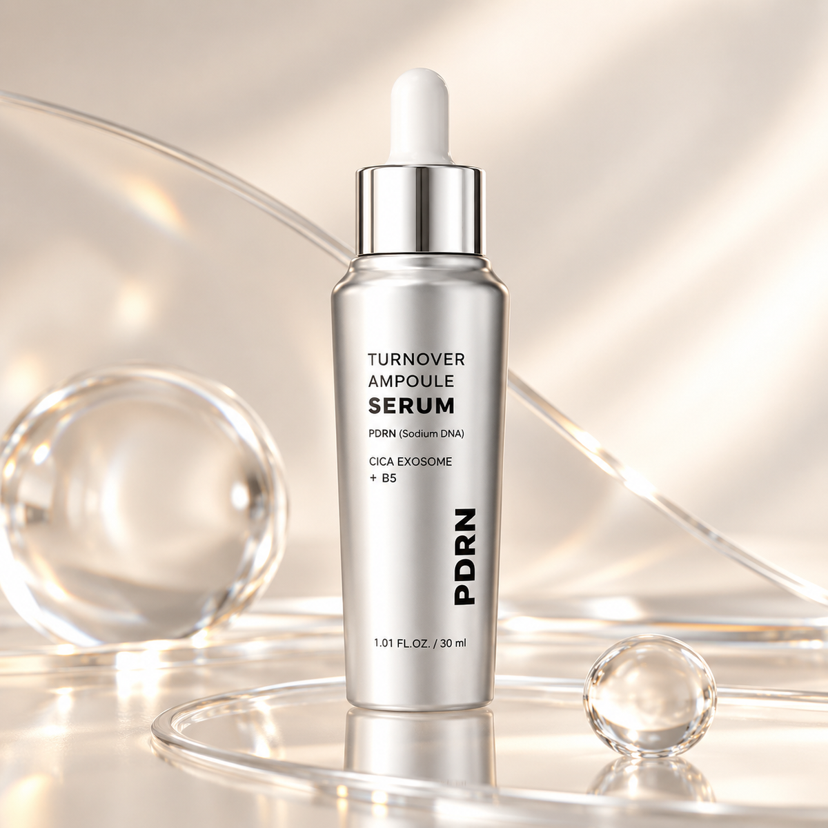PDRN Ampoule Serum – Peptider & Hyaluronsyra – Återfuktande Ansiktsserum 30 ml