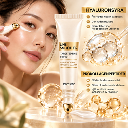 LINE SMOOTHER Anti-Age Kräm mot Fina Linjer med Hyaluronsyra & Peptider – 10 g