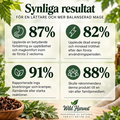 WildHarvest 2-stegs örtkomplex – stöd för matsmältningen