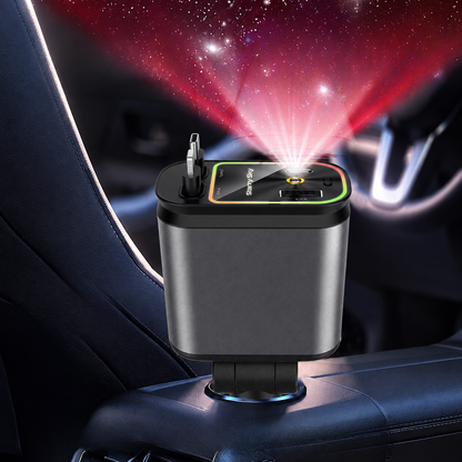 AutoCharge™ 120W | 4-i-1 Laddare, Super Snabb, RGB Stjärnhimmel!