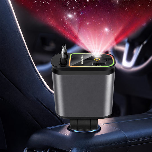 AutoCharge™ 120W | 4-i-1 Laddare, Super Snabb, RGB Stjärnhimmel!