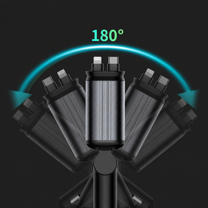 AutoCharge™ 120W | 4-i-1 Laddare, Super Snabb, RGB Stjärnhimmel!