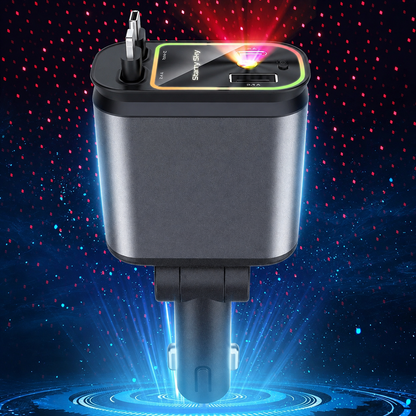 AutoCharge™ 120W | 4-i-1 Laddare, Super Snabb, RGB Stjärnhimmel!
