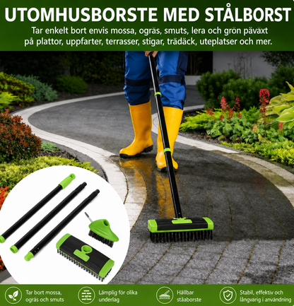 Svelora™ MossFri – Borsten som tar bort mossa och ogräs
