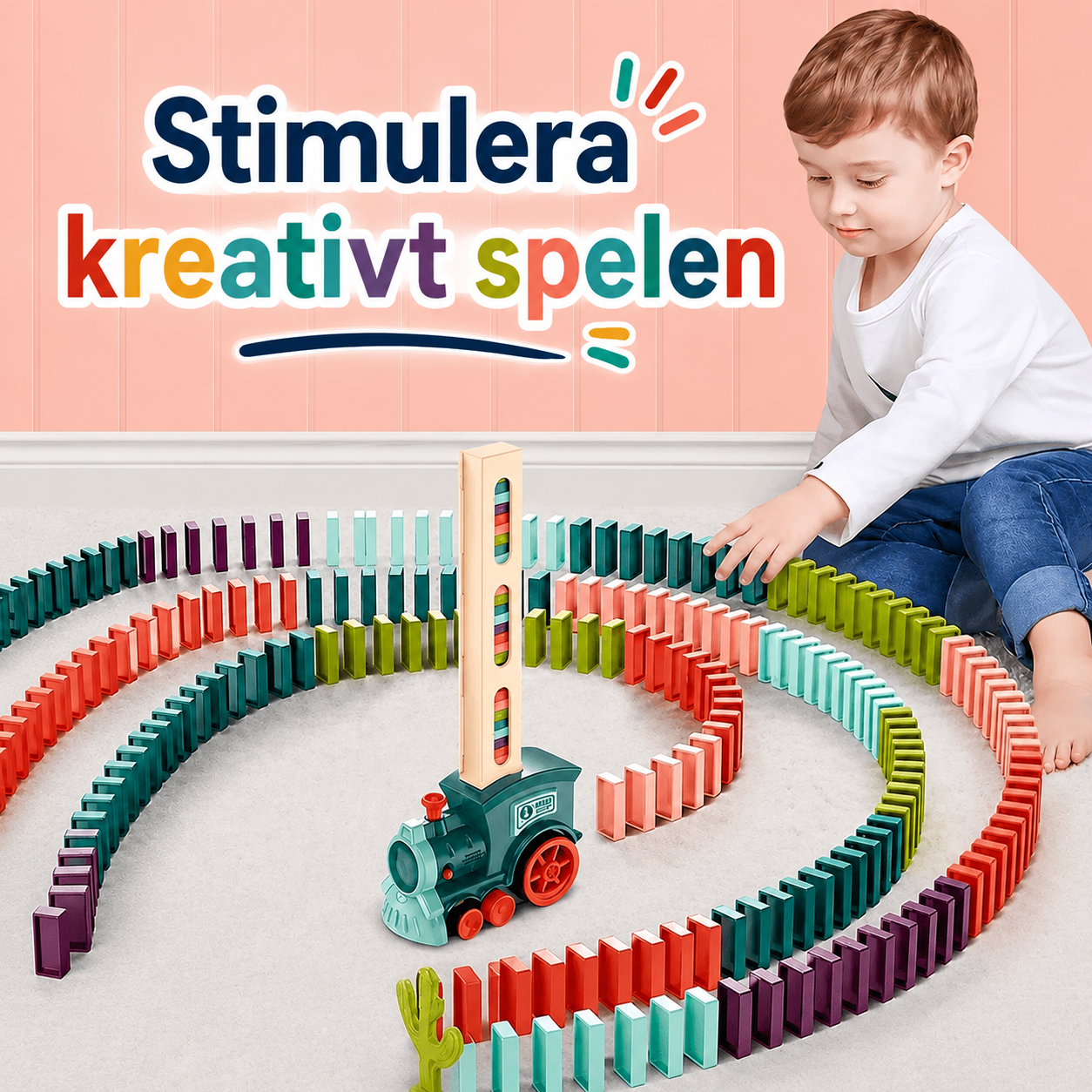 DominoTåget™ | Lärande och Upptäckte Genom Lek.