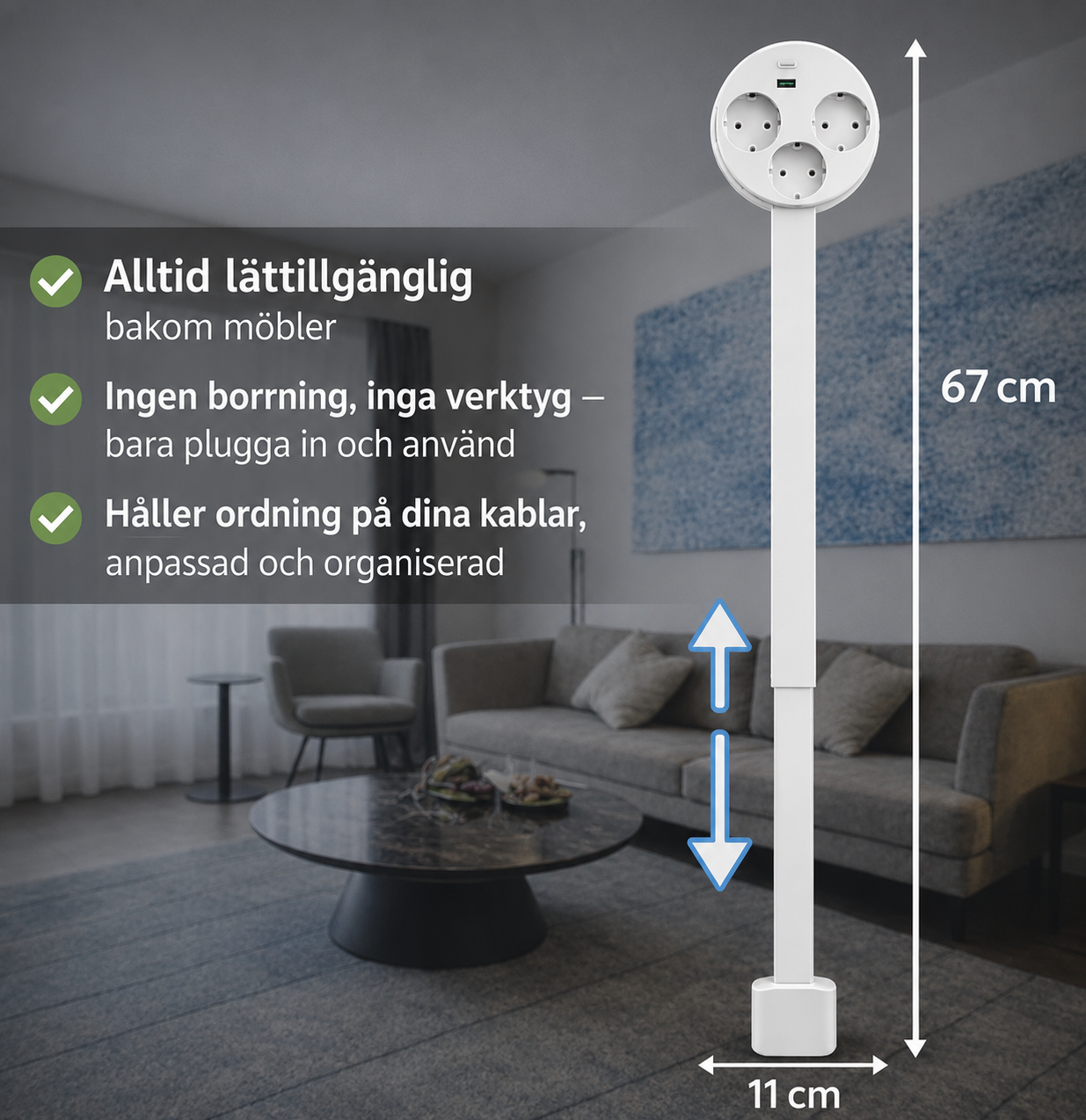 PowerFlex™ | Den Smart Lösningen för Dolda Uttag.