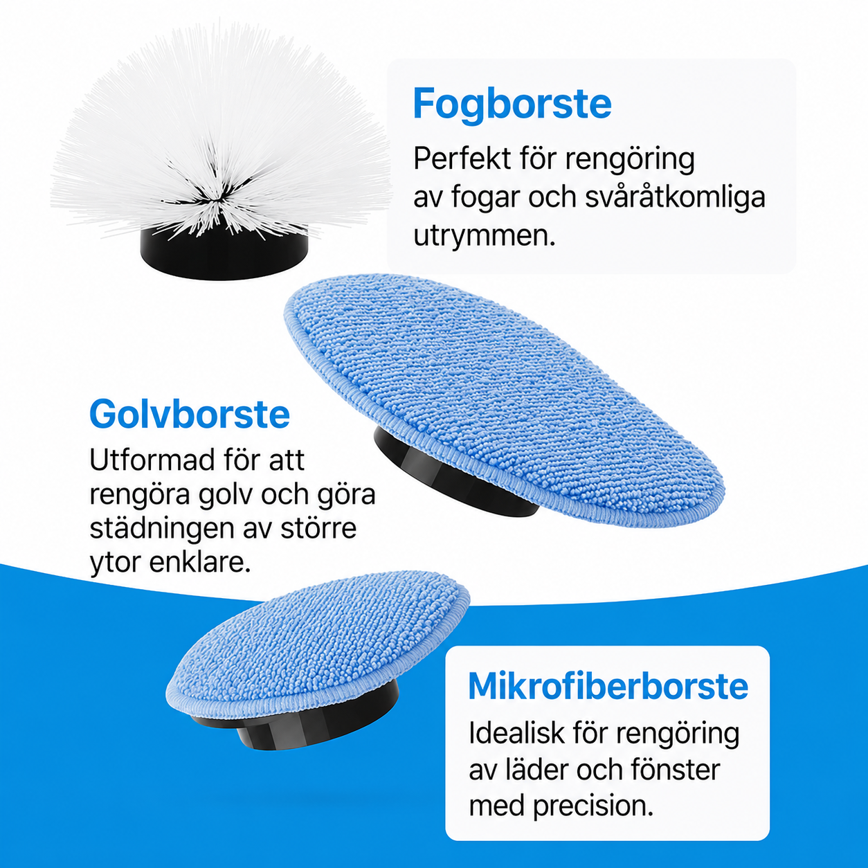 MultiBrush 9 i 1 ™ | Slim Stark och Smärtfri Rengöring.