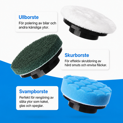 MultiBrush 9 i 1 ™ | Slim Stark och Smärtfri Rengöring.