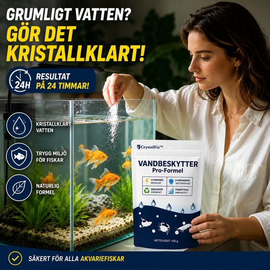 CrystalFix™ Dammrenare – Effektiv behandling för klart och balanserat dammvatten
