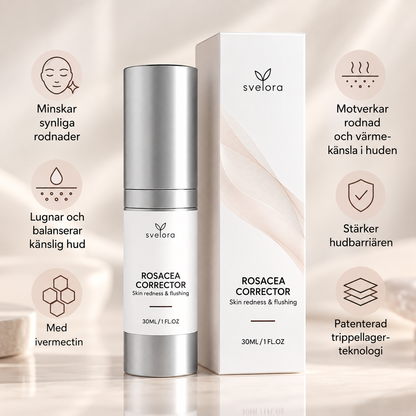 Rosacea Corrector Ansiktsserum för Rodnad & Känslig Hud – 30 ml