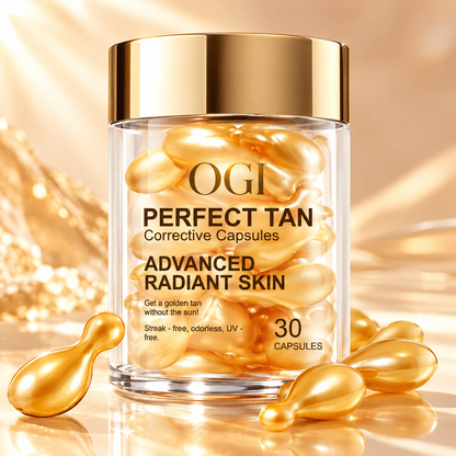 Perfect Tan Brun Utan Sol Serumkapslar – Gyllene Hudton – 30 Kapslar