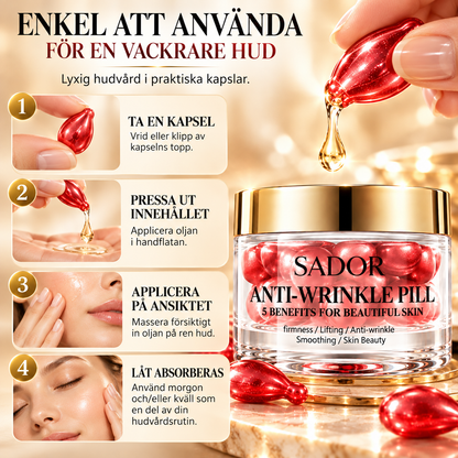 Anti-Age Serumkapslar för Ansiktet – Anti-Wrinkle Essence Oil, 30 Kapslar