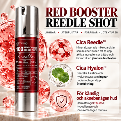 Red Booster Reedle Shot 100 – Ansiktsserum med Cica & Hyaluronsyra – 50 ml