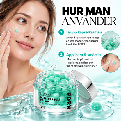 PDRN Capsule Cream – Återfuktande Ansiktskräm med 100,000 ppm PDRN & Peptider