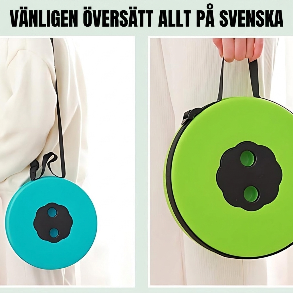 FlexiStool™ Justerbar Teleskopisk Pall med Antislip Yta