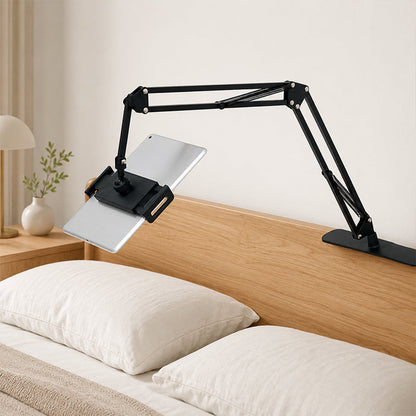 🛏️📱 50% RABATT! Skjut in hållaren under madrassen och njut av filmer och serier på mobilen eller surfplattan – helt handsfree, bekvämt och utan att belasta nacken!